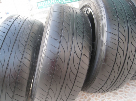 ขายล้อแม็ก Lenso es6 17"x7.5" et 42 5รู 114  + ยางปี 11 (081-3747940)