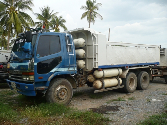 ขายรถบรรทุก 10 ล้อ ดั๊มพ์  แม่ลูก ยี่ห้อ MITSUBISHI  เครื่อง 6D16