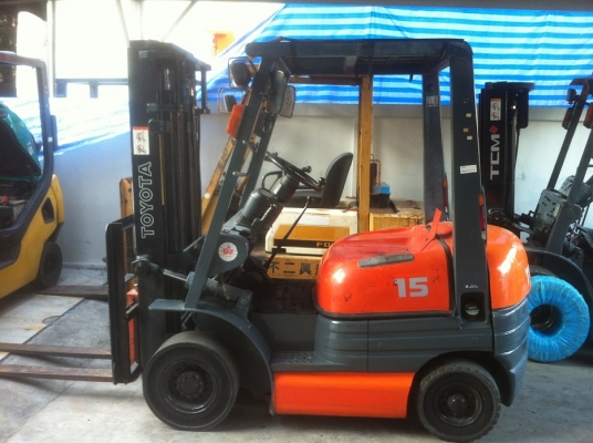 ขาย ฟอล์คลิฟต์ 1.5 ตัน TOYOTA 6FGL15  รถเก่านำเข้าจากญี่ปุ่น