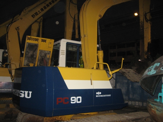 komatsu PC 90-6  สภาพดี เก่านอกญี่ปุ่นไม่เคยใช้งานในไทย