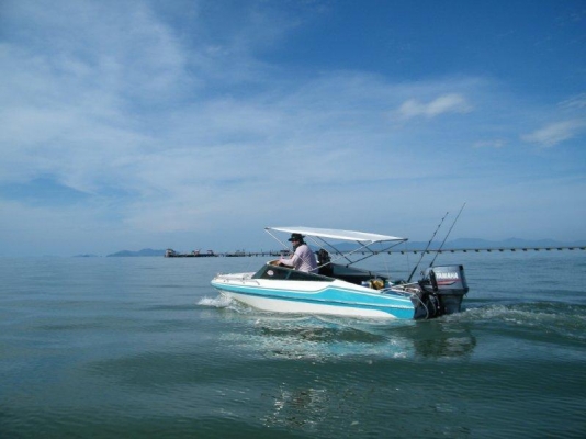 ขายเรือ ไม้เคลือบไฟเบอร์ 17ฟุต + เครื่อง 90 แรง ขายแล้วครับ