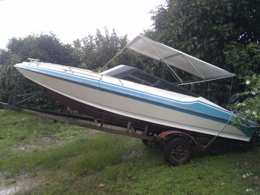 ขายเรือ ไม้เคลือบไฟเบอร์ 17ฟุต + เครื่อง 90 แรง ขายแล้วครับ
