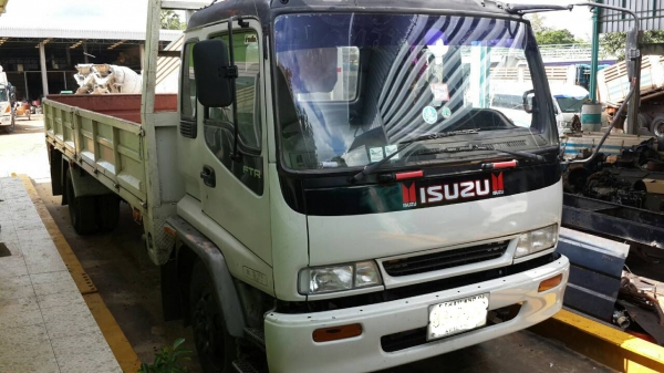 *ราคา 799,000* รถห้างแท้ ISUZU FTR Deca195 ปี44 กระบะเหล็ก ยาว 7.20 เมตร สีสวยทั้งหัวและกระบะ เครื่องแน่น ช่วงล่างดี