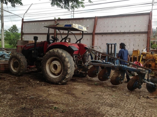 รถไถ CHAMP MX954 turbo ขับโฟลวีน มีใบดันหน้า และ ผาน 4