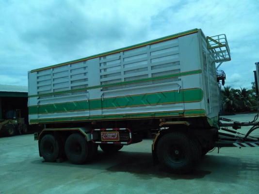 ขายรถสิบล้อ ISUZU DECA FXZ 320 HP EURO2 ปี 50พ่วงแม่+ลูกดั้ม 3คาน คอกเกษตรดั้มราคาต่อรองได้