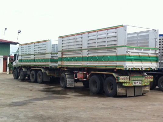 ขายรถสิบล้อ ISUZU DECA FXZ 320 HP EURO2 ปี 50พ่วงแม่+ลูกดั้ม 3คาน คอกเกษตรดั้มราคาต่อรองได้