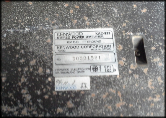 แอมป์ Kenwood 2CH KAC-823 Made in Japan