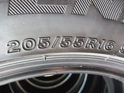 ยาง Bridgestone 205/55/16 ปี 13