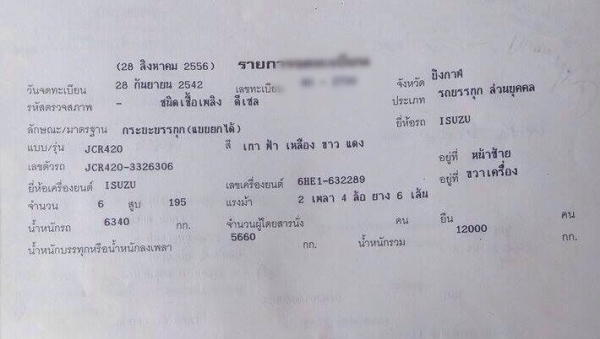ขายรถบรรทุกหกล้อดัมพ์ ISUZU ROCKY เครื่อง 195 แรง กระบะดัมพ์ 4.40 เมตร ยาง 9.00 ทะเบียนพร้อม