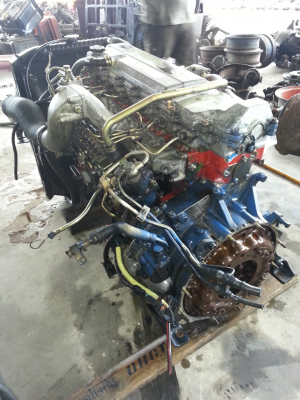 เครื่อง jo8c turbo  260  แรง  ปั้มใหญ่  หม้อน้ำอินเตอร์ใหญ่