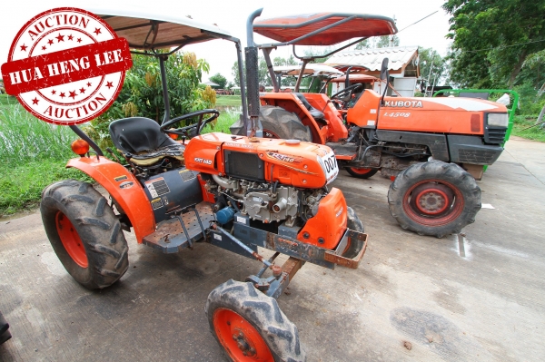AUC 6 Code 007  แทรกเตอร์  KUBOTA KRT140  ราคา เริ่มต้นการประมูล 70,000 บาท