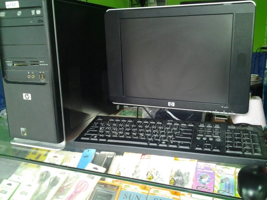 ขายคอมชุด HP พร้อมใช้ เสียบปลั๊กใช้ได้เลยราคาสุดคุ้ม