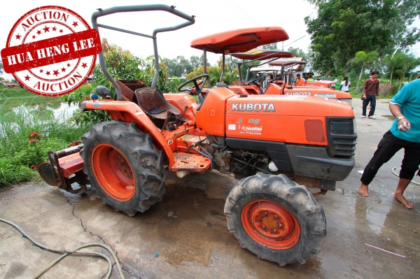 AUC 6 Code 009  แทรกเตอร์  KUBOTA L3408+RX162 ราคา เริ่มต้นการประมูล 130,000 บาท
