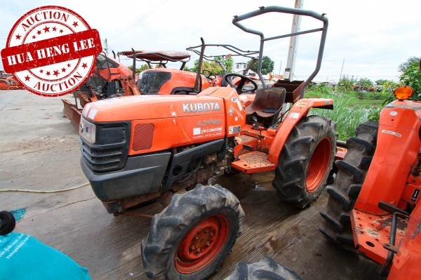 AUC 6 Code 009  แทรกเตอร์  KUBOTA L3408+RX162 ราคา เริ่มต้นการประมูล 130,000 บาท