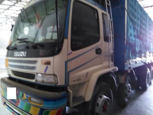 ขายรถสิบล้อพ่วง Isuzu Deca 320 ปี50 max load พ่วงแม่ลูกดั้มคอกเกษตร ราคาต่อรองได้