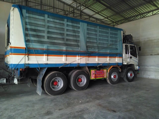 ขายรถสิบล้อพ่วง Isuzu Deca 320 ปี50 max load พ่วงแม่ลูกดั้มคอกเกษตร ราคาต่อรองได้