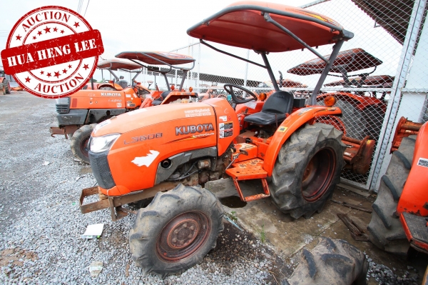 AUC 6 Code 014  แทรกเตอร์  KUBOTA L3608+RX162D ราคา เริ่มต้นการประมูล 230,000 บาท