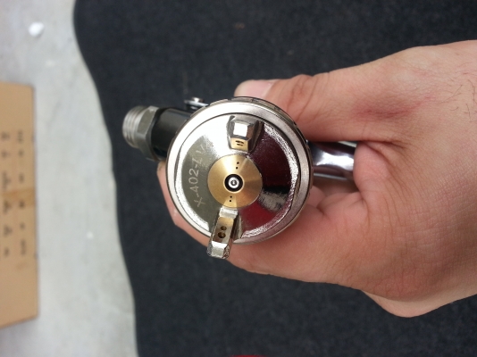 ขายกาพ่นสีรถยนต์ Spray Gun X-402-14G, HVLP Gravity Feed