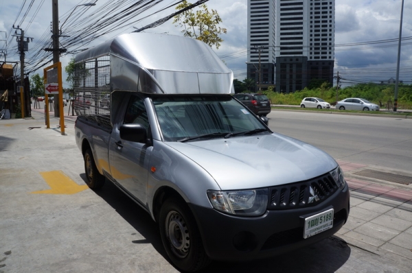 MITSUBISHI TRITON ตอนเดียว ปี 2007 รถสวย พวงมาลัยพาวเวอร์ แอร์เย็น เครื่องเดิมแน่นๆ ช่วงล่างดี รถขับดีมาก มีแม็กไลเนอร์ ภายในสภาพสวย สีสวย รถพร้อมใช้งาน จัดไฟแนนได้