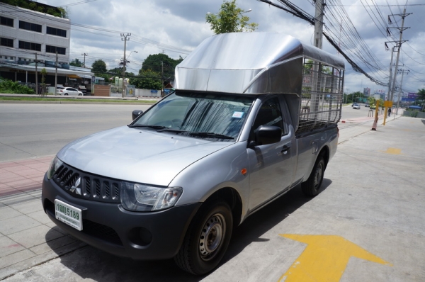 MITSUBISHI TRITON ตอนเดียว ปี 2007 รถสวย พวงมาลัยพาวเวอร์ แอร์เย็น เครื่องเดิมแน่นๆ ช่วงล่างดี รถขับดีมาก มีแม็กไลเนอร์ ภายในสภาพสวย สีสวย รถพร้อมใช้งาน จัดไฟแนนได้