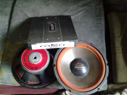 ขายซับวูฟเฟอร์+เพาเวอร์แอมป์class AB ขายซับวูฟเฟอร์+เพาเวอร์แอมป์class AB