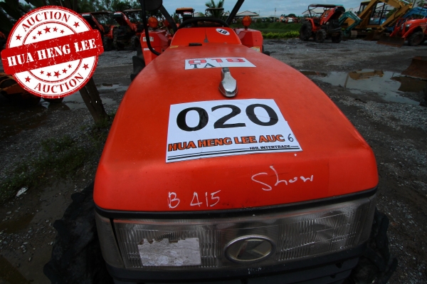 AUC 6 Code 020  แทรกเตอร์  KUBOTA L4508+RX180F ราคา เริ่มต้นการประมูล 195,000 บาท
