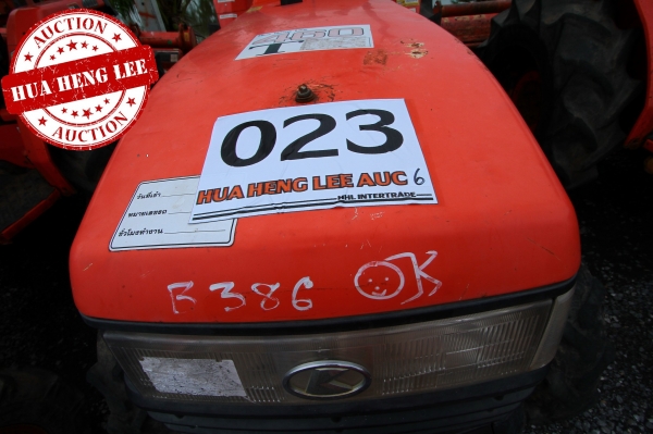 AUC 6 Code 023  แทรกเตอร์  KUBOTA L4508+FD183F+RX180F ราคา เริ่มต้นการประมูล 195,000 บาท