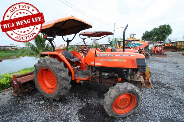 AUC 6 Code 025  แทรกเตอร์  KUBOTA L4508+RX180 ราคา เริ่มต้นการประมูล 190,000 บาท