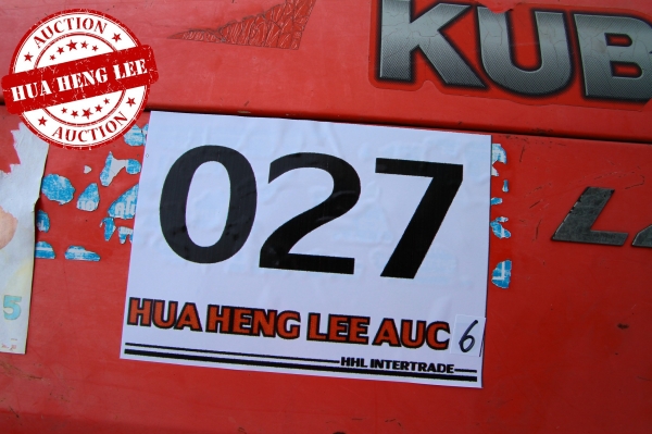 AUC 6 Code 027  แทรกเตอร์  KUBOTA L4508+DP224F ราคา เริ่มต้นการประมูล 182,000 บาท