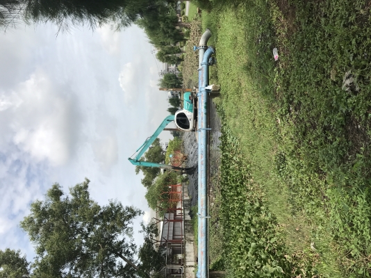 ให้เช่ารถ แบคโฮบูมยาว พร้อมโป๊ะ