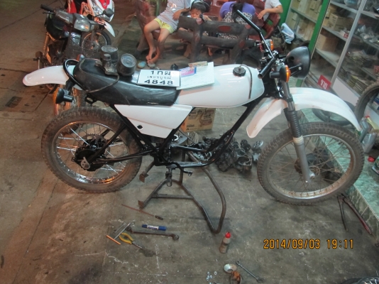 ขายรถวิบาก  DT125 มีเล่มทะเบียน สวยๆ