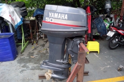ขาย เครื่อง YAMAHA 50 แรง 2 จังหวะ นำเข้าจากญี่ปุ่น ราคา 60,000