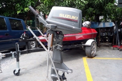 ขาย เครื่องเรือ SUZUKI 6 แรง 2 จังหวะ นำเข้าจากญี่ปุ่น
