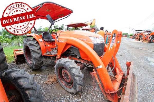 AUC 6 Code 038  แทรกเตอร์  KUBOTA L4708+SD181+RX181 ราคา เริ่มต้นการประมูล 385,000 บาท
