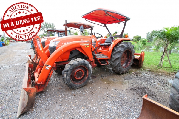 AUC 6 Code 038  แทรกเตอร์  KUBOTA L4708+SD181+RX181 ราคา เริ่มต้นการประมูล 385,000 บาท