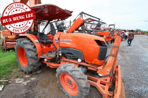 AUC 6 Code 039  แทรกเตอร์  KUBOTA L4708+FD185F+RX180F ราคา เริ่มต้นการประมูล 395,000 บาท