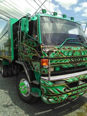 รถบรรทุก 10 ล้อ ดัมพ์ ISUZU ROCKY ปี 2533 เครื่องเดิม 240 แรงม้า