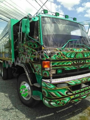 รถบรรทุก 10 ล้อ ดัมพ์ ISUZU ROCKY ปี 2533 เครื่องเดิม 240 แรงม้า