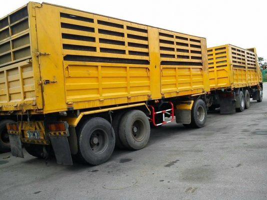 ขายลูกพ่วงสามคานแท้ยาว7เมตรยกล้อได้ดั้ม