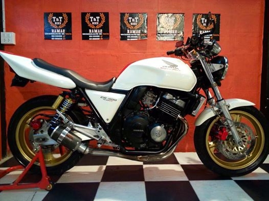 T&amp;T BIKE RAMA2 ขายHONDA CB400 ปี95 เอกสาร อินวอยเสียสพม. เครื่องดี ระบบไฟพร้อมสมบูรณ์ทุกระบบราคาเพียง 62500฿