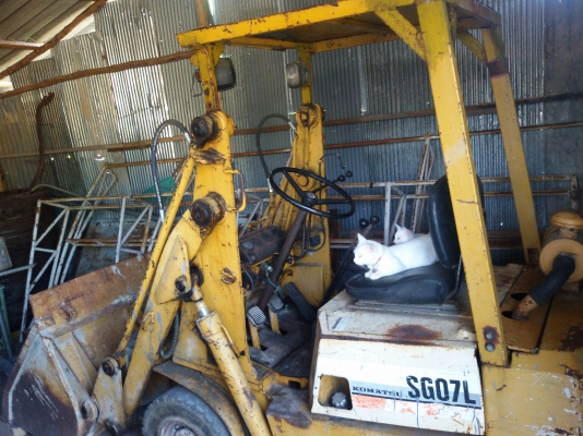 ขายรถตักkomatsu SG07L เครื่องเบนซีล