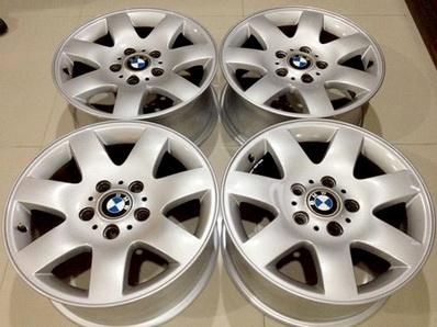 ---ขายแล้ว----แม็กซ์ BMW 7ก้าน ใส่E46 E36 ขนาด 16 นิ้ว สภาพสวย ตจว ส่งได้