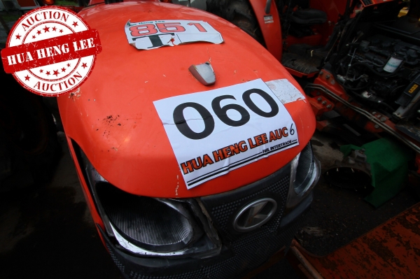 AUC 6 Code 060 รถแทรกเตอร์ KUBOTA L3608 ราคา เริ่มต้นการประมูล 125,000 บาท