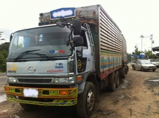 ขายรถพ่วง เป็นรถประกอบ  HINO 325เเรงม้า เเม่ลูกดัมพ์เกษตรคอกมีเนียม รถพร้อมใช้งาน