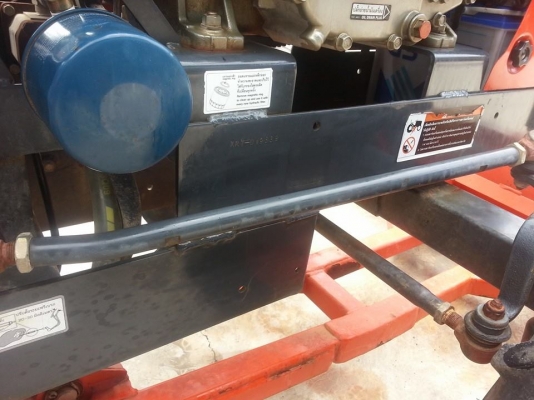 คูโบต้า KRT140 รุ่นท็อปยกล้อหลังได้...พร้อมใบมีดดันหน้าพร้อมใช้งาน