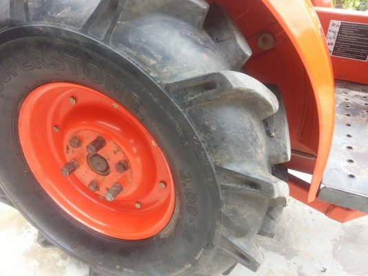 คูโบต้า KRT140 รุ่นท็อปยกล้อหลังได้...พร้อมใบมีดดันหน้าพร้อมใช้งาน