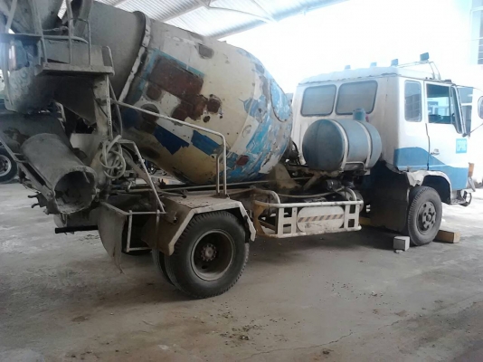 ขายด่วนครับ รถโม่ปูน 6 ล้อ Hino FB เครื่อง EH700 รถใช้งานทุดวัน ครับ ขายตามสภาพ