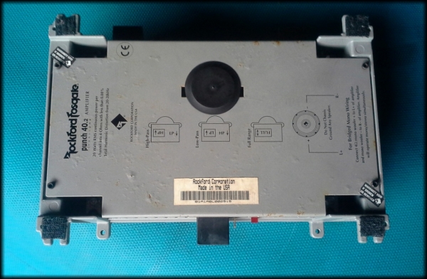 แอมป์ Rockford Fosgate Punch 40.2, 2ch (20W x 2)