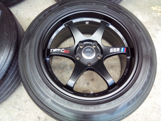 ssr งานkspeedขอบ17 5รู114.3et40กว้าง8.5ทั้ง4วงไม่มีริวรอยเดิมๆพร้อมยางnitto225-55-17ปี12ดอกเต็ม