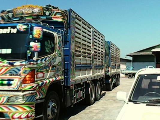 ***ขายแล้วครับขอบคุณ Truck2hand ขาย22ล้อพ่วงเกษตรแม่ลูกไม่ดั้ม HINO SERIES-500 344 FM1ANLD ปี55 เครื่องเดิมเกียร์เดิม เครื่อง AO9C-TH 334HP แน่นๆ แห้งๆ แรงๆ ไม่มีเยิ้ม เกียร์เดิม ไม่หลุดไม่หอน ช่วงล่างเดิมคัสซีสวยเดิมๆไม่ปะไม่ดาม กระบะเหล็กคอกเกษตรไม่ดั้ม